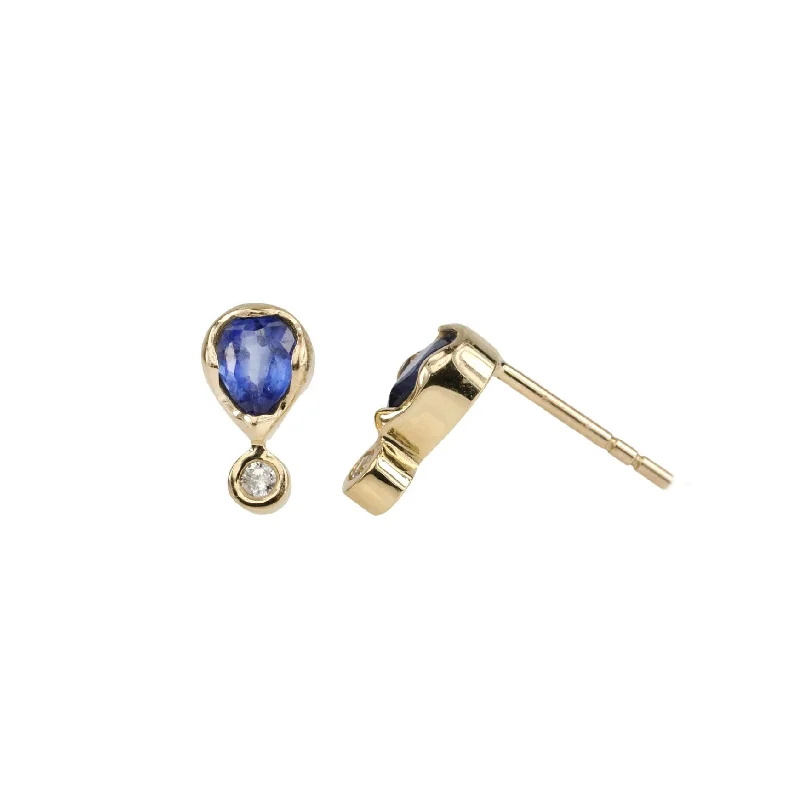 Trending Jewelry Styles Now At Limited-Time Discounts Fashion-Forward Kyanite & Diamond Pear Shaped Stud Earrings Trending Jewelry Styles Now At Limited-Time Discounts Fashion-Forward Kyanite & Diamond Pear Shaped Stud Earrings