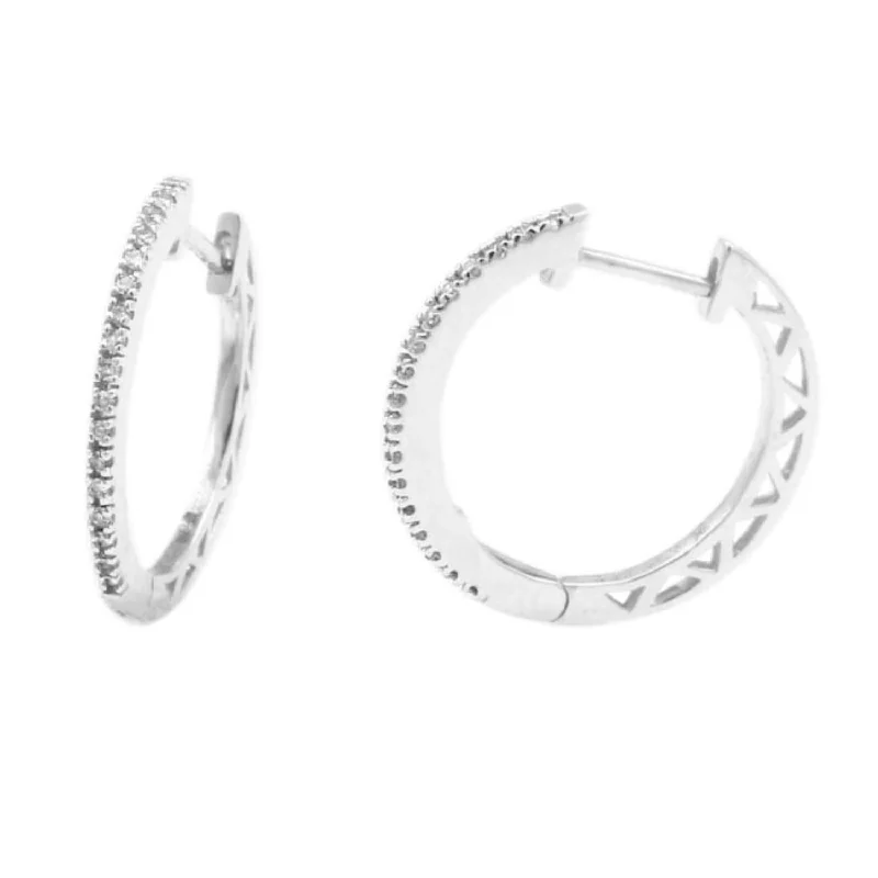 Bestselling Jewelry Now On Sale – Elevate Your Look You'Ll Love Us Because 1/10 CTW Diamond Hoop Earrings in 10KT White Gold Bestselling Jewelry Now On Sale – Elevate Your Look You'Ll Love Us Because 1/10 CTW Diamond Hoop Earrings in 10KT White Gold