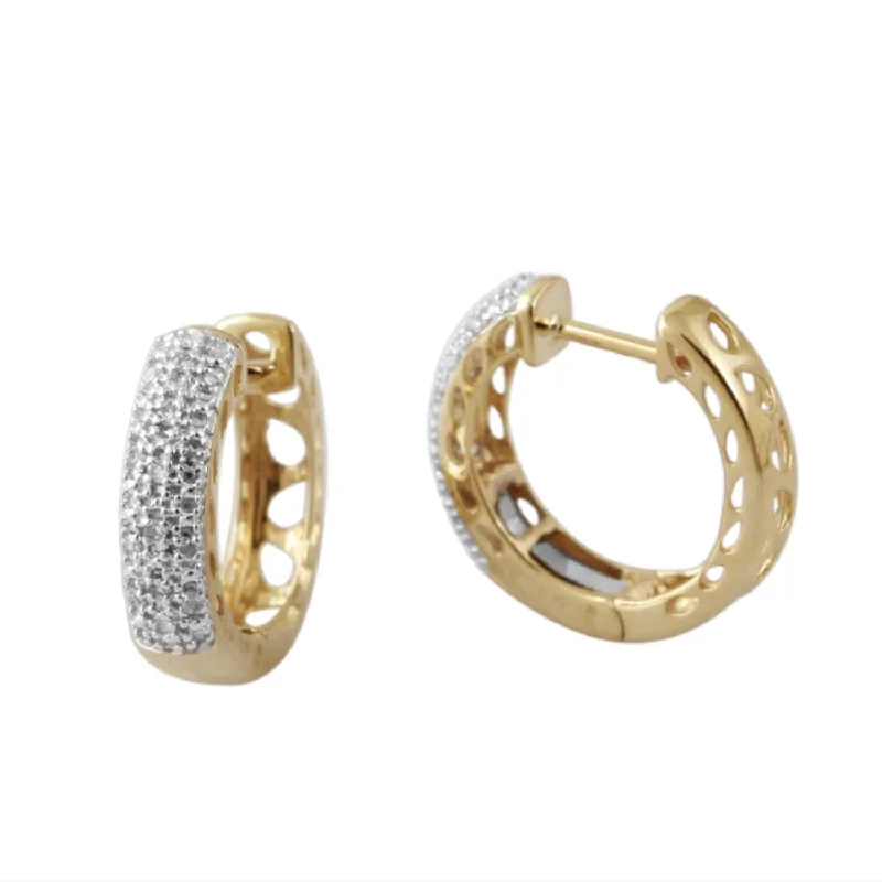 Limited-Stock Jewelry Sale – Shop Before It's Gone Trendy Fashion Sale 1/10 CTW Diamond Hoop Earrings in 10KT Yellow Gold Limited-Stock Jewelry Sale – Shop Before It's Gone Trendy Fashion Sale 1/10 CTW Diamond Hoop Earrings in 10KT Yellow Gold