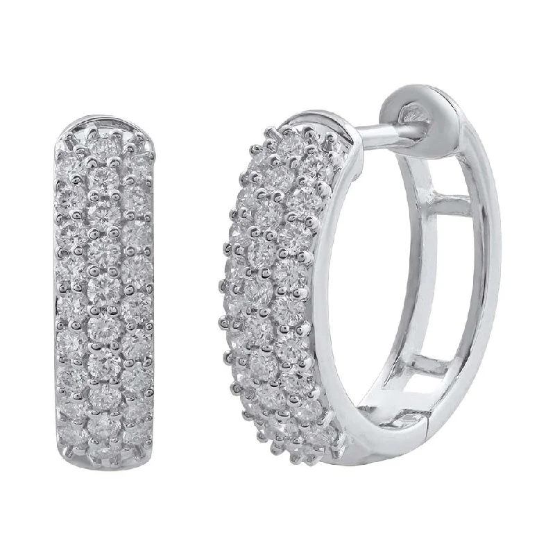 Flash Sale On Exquisite Jewelry – Don't Miss Out Stylish Statements 1/2 Carat Diamond Hoop Earrings in Gold - IGI Certified Flash Sale On Exquisite Jewelry – Don't Miss Out Stylish Statements 1/2 Carat Diamond Hoop Earrings in Gold - IGI Certified