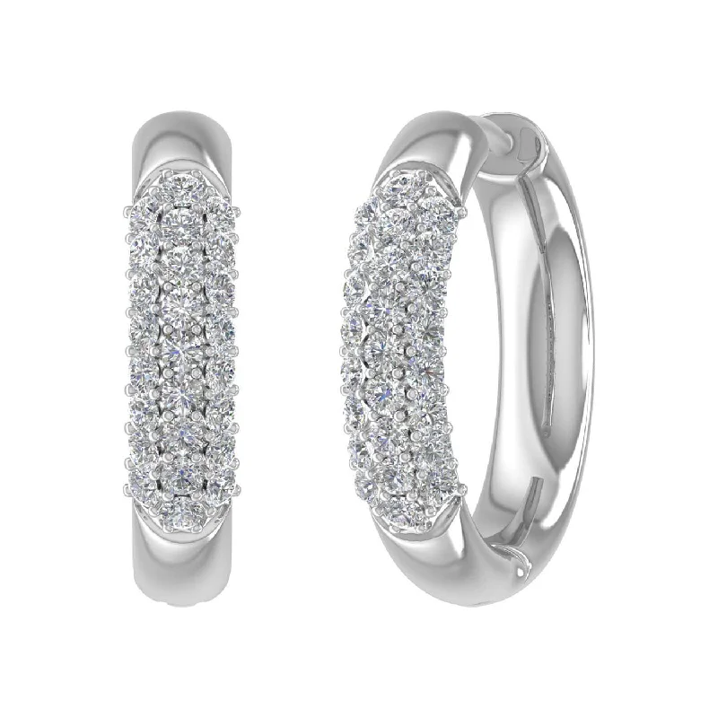 Premium Jewelry At Special Low Prices For A Limited Time Additional Time-Limited Offers 1/2 Carat Diamond Hoop Earrings in Gold Premium Jewelry At Special Low Prices For A Limited Time Additional Time-Limited Offers 1/2 Carat Diamond Hoop Earrings in Gold