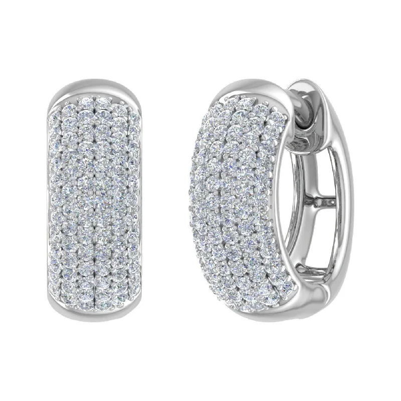 Upgrade Your Jewelry Collection For Less Limited Time 1/2 Carat Diamond Hoop Earrings in Gold Upgrade Your Jewelry Collection For Less Limited Time 1/2 Carat Diamond Hoop Earrings in Gold