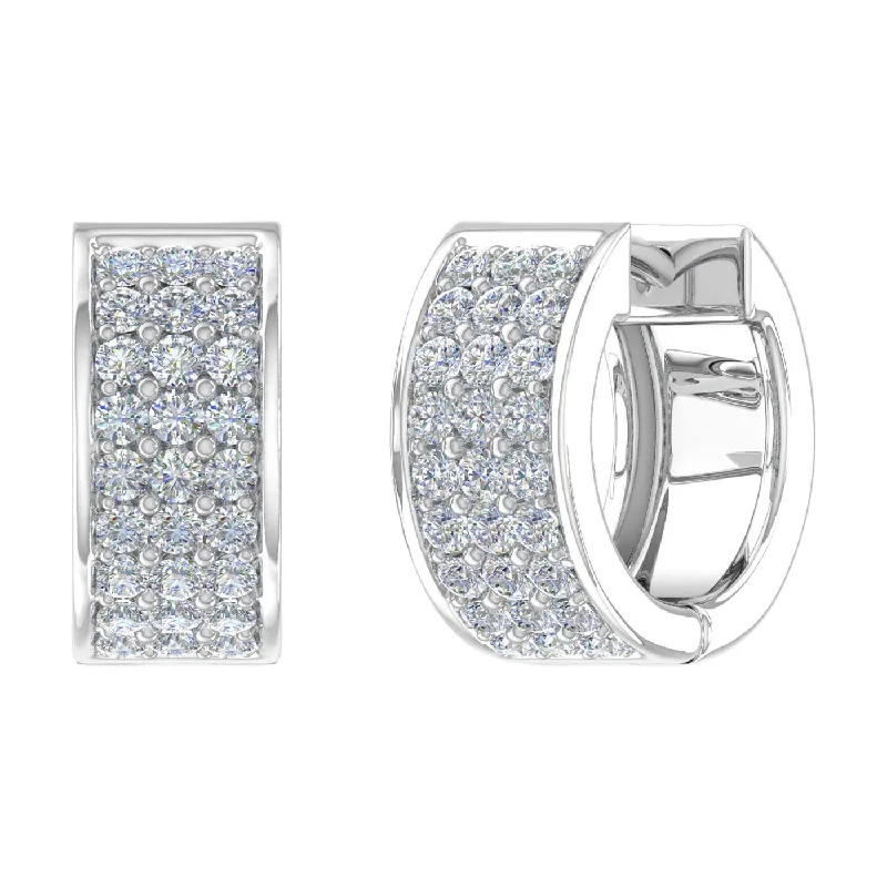 Huge Savings On Timeless Jewelry Collections Chic Styles 1/2 Carat Diamond Huggies Earrings in Gold - IGI Certified Huge Savings On Timeless Jewelry Collections Chic Styles 1/2 Carat Diamond Huggies Earrings in Gold - IGI Certified