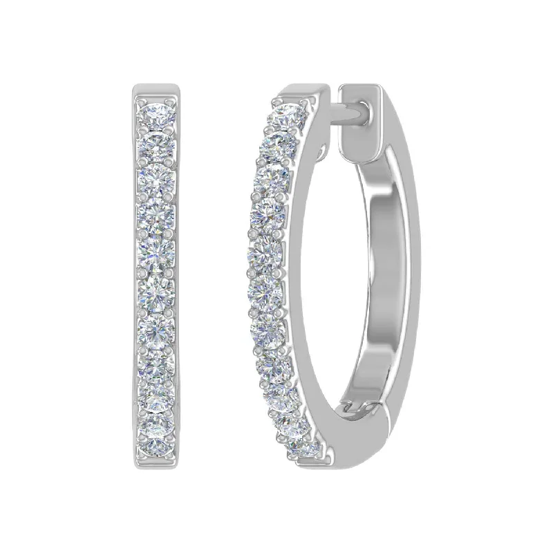 Elegant Jewelry Pieces At Unbelievable Prices Luxury Fashion Discounts 1/3 Carat Diamond Hoop Earrings in Gold Elegant Jewelry Pieces At Unbelievable Prices Luxury Fashion Discounts 1/3 Carat Diamond Hoop Earrings in Gold