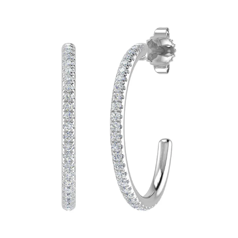 Flash Deals On Fine Jewelry – Shop Before It's Gone Fresh Fashion Discounts 1/4 Carat Diamond Open Hoop Earrings in Gold Flash Deals On Fine Jewelry – Shop Before It's Gone Fresh Fashion Discounts 1/4 Carat Diamond Open Hoop Earrings in Gold