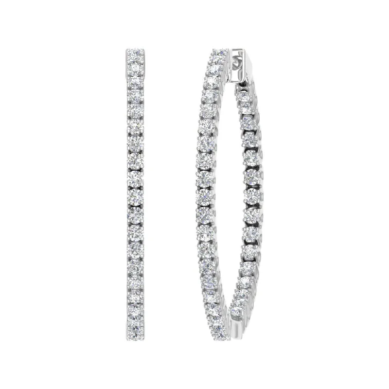 Get Your Favorite Jewelry At The Best Price Modern Chic Discounts 1 Carat Diamond Hoop Earrings in Gold Get Your Favorite Jewelry At The Best Price Modern Chic Discounts 1 Carat Diamond Hoop Earrings in Gold