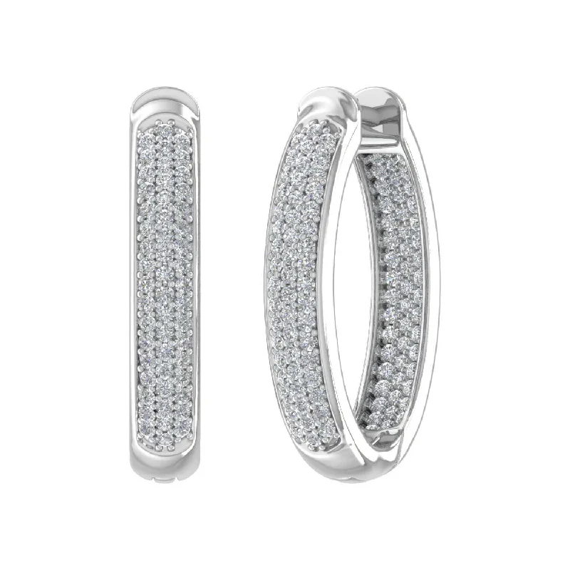 Exclusive Jewelry Discounts – Shop Now For Savings Durable Fashion Picks 1 Carat Pave Set Diamond Inside-out Hoop Earrings in Gold - IGI Certified Exclusive Jewelry Discounts – Shop Now For Savings Durable Fashion Picks 1 Carat Pave Set Diamond Inside-out Hoop Earrings in Gold - IGI Certified