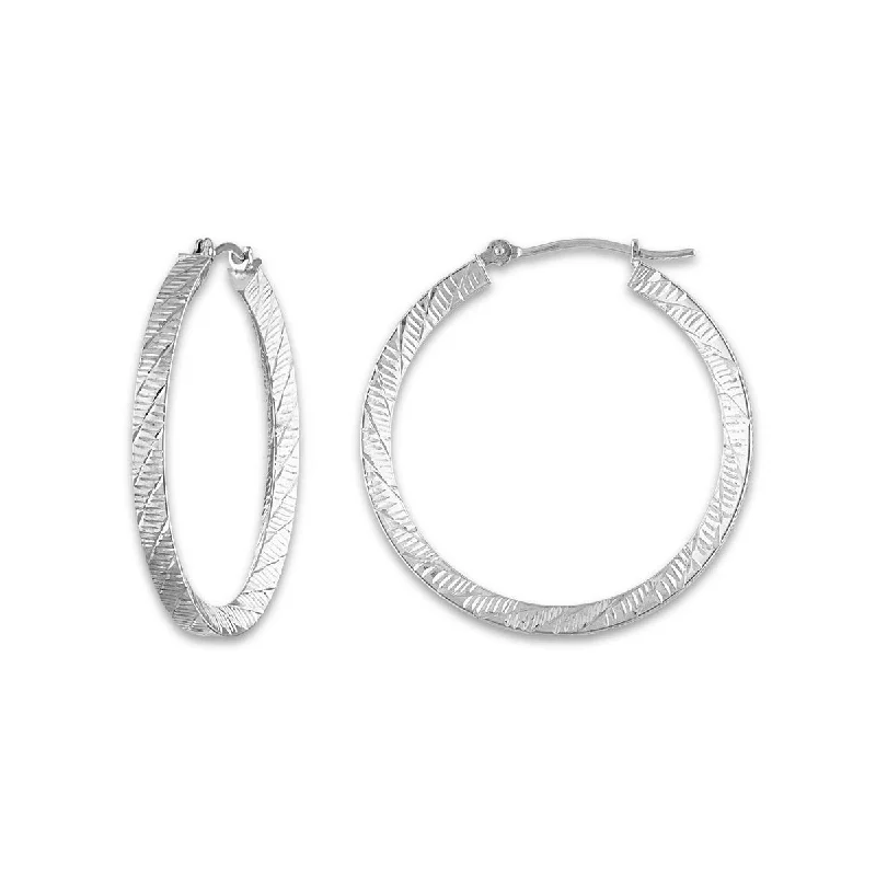 Exclusive Online Discounts On Stylish Jewelry Shop The Hottest Deals 10KT White Gold 30MM Hoop Earrings Exclusive Online Discounts On Stylish Jewelry Shop The Hottest Deals 10KT White Gold 30MM Hoop Earrings