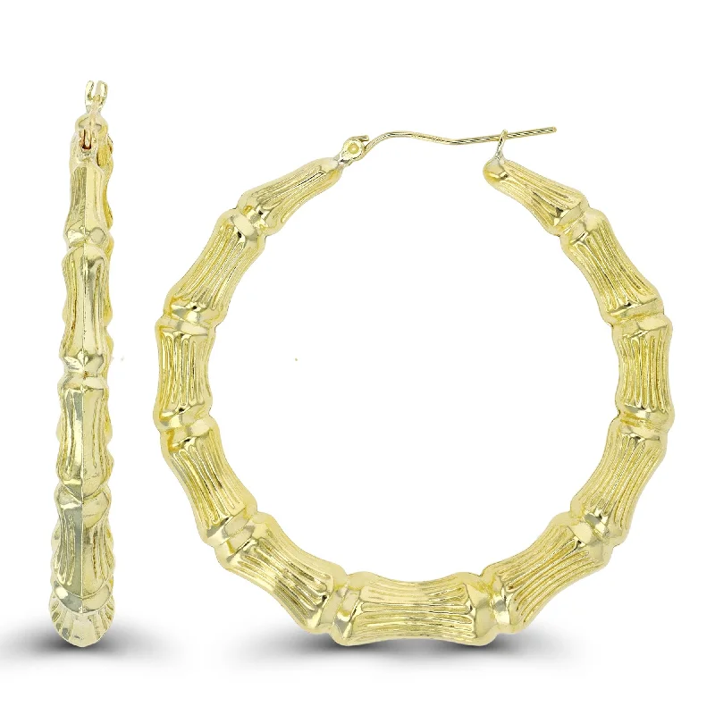 Trending Jewelry Now Available At Exclusive Prices Limited Time Offer 10KT Yellow Gold 50X5MM Hoop Bamboo Earrings Trending Jewelry Now Available At Exclusive Prices Limited Time Offer 10KT Yellow Gold 50X5MM Hoop Bamboo Earrings