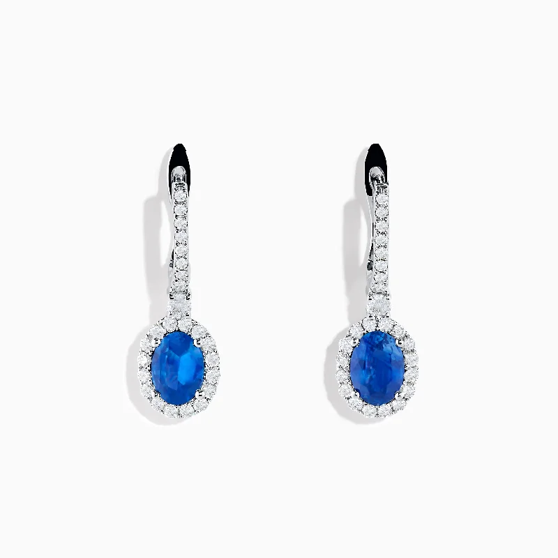 The Perfect Accessory For Less – Jewelry Sale Live Edgy Fashion Deals 14K White Gold Oval Blue Sapphire and Diamond Drop Earrings The Perfect Accessory For Less – Jewelry Sale Live Edgy Fashion Deals 14K White Gold Oval Blue Sapphire and Diamond Drop Earrings