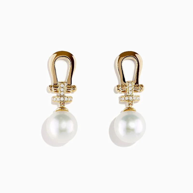 Exclusive Jewelry Bundles At Discounted Prices Hot Deals 14K Yellow Gold Fresh Water Pearl and Diamond Horseshoe Drop Earrings Exclusive Jewelry Bundles At Discounted Prices Hot Deals 14K Yellow Gold Fresh Water Pearl and Diamond Horseshoe Drop Earrings