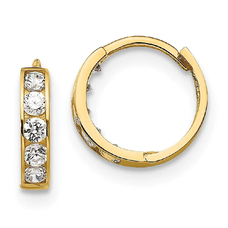 Luxury Jewelry Clearance – Shop Premium Styles Now Street Chic Discounts 14KT Yellow Gold Cubic Zirconia 10X3MM Childrens Hoop Earrings Luxury Jewelry Clearance – Shop Premium Styles Now Street Chic Discounts 14KT Yellow Gold Cubic Zirconia 10X3MM Childrens Hoop Earrings