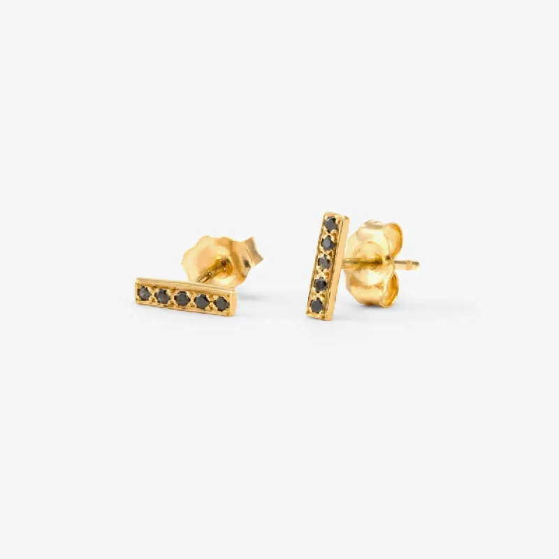 Shop Elegant Jewelry At Unbeatable Prices Unleash Your Trendy Side Black Diamond Bar Earrings | E0718BK Shop Elegant Jewelry At Unbeatable Prices Unleash Your Trendy Side Black Diamond Bar Earrings | E0718BK