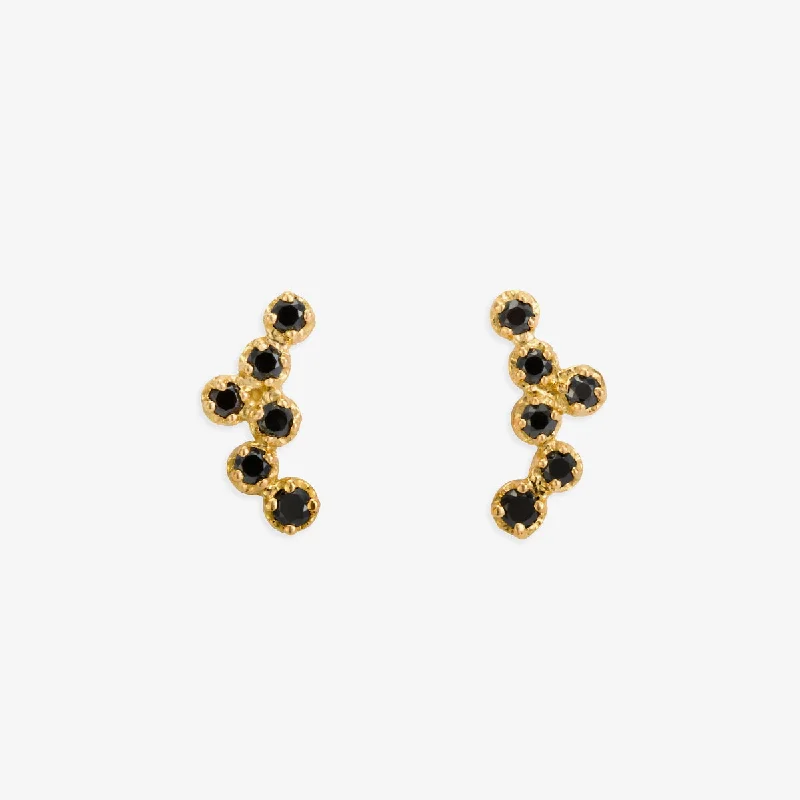 Grab Exquisite Jewelry At The Lowest Prices Limited Time Offers Black Diamond Hydra Studs | E6003BK
