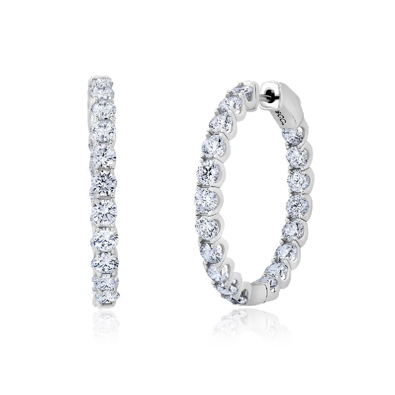 Handcrafted Jewelry Sale – Unique Designs At Low Prices Effortless Style, Endless Impact Crislu Platinum Plated Sterling Silver and Cubic Zirconia Hoop Earrings Handcrafted Jewelry Sale – Unique Designs At Low Prices Effortless Style, Endless Impact Crislu Platinum Plated Sterling Silver and Cubic Zirconia Hoop Earrings