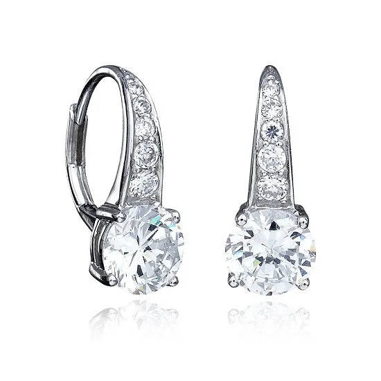 Exclusive Online Discounts On Stylish Jewelry Crazy Price Slashing Crislu Sterling Silver Round Cubic Zirconia Earrings Exclusive Online Discounts On Stylish Jewelry Crazy Price Slashing Crislu Sterling Silver Round Cubic Zirconia Earrings