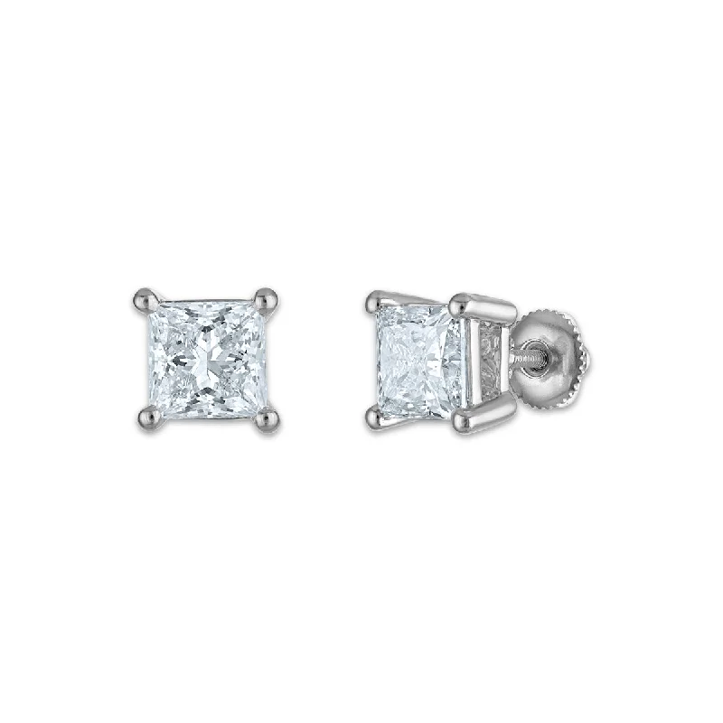 Personalized Jewelry Sale – Unique Pieces At Great Prices Unleash Your Trendy Side EcoLove 4 CTW Lab Grown Diamond Stud Princess Cut Earrings in 10KT White Gold Personalized Jewelry Sale – Unique Pieces At Great Prices Unleash Your Trendy Side EcoLove 4 CTW Lab Grown Diamond Stud Princess Cut Earrings in 10KT White Gold
