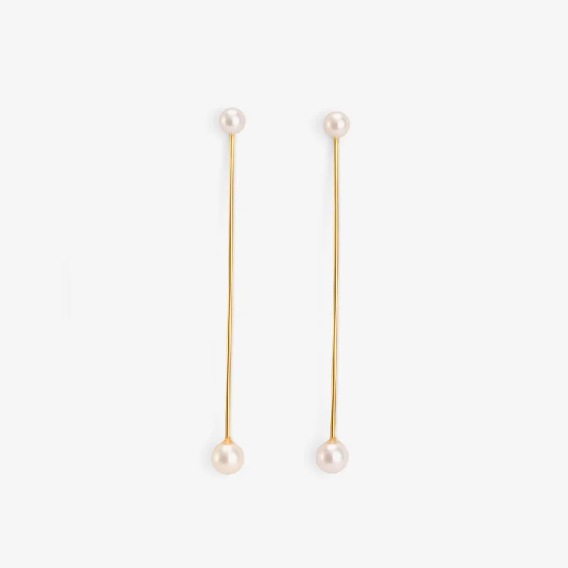 Stunning Jewelry At Even More Stunning Prices Limited Time Flash Sale Extended Twin Pearl Earrings | E5601P Stunning Jewelry At Even More Stunning Prices Limited Time Flash Sale Extended Twin Pearl Earrings | E5601P