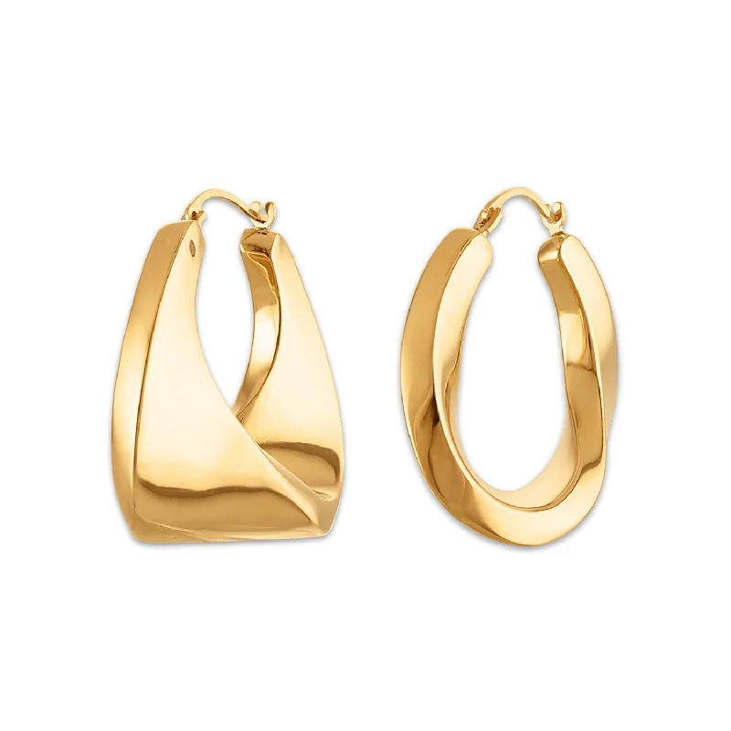 The Biggest Jewelry Sale Of The Year Is Here Luxury Fashion Discounts Gold Luxe Chunky Hoop Earring in 10KT Yellow Gold Over Resin The Biggest Jewelry Sale Of The Year Is Here Luxury Fashion Discounts Gold Luxe Chunky Hoop Earring in 10KT Yellow Gold Over Resin