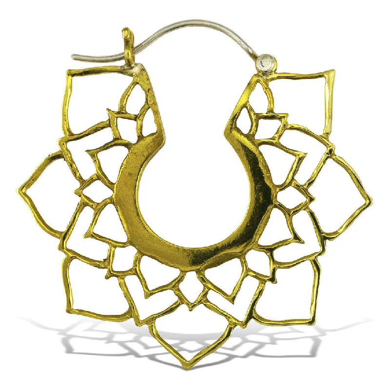 Shine In Style – Shop Jewelry Discounts Today Limited Time Offer <span>BRES-196<span>: </span></span>Mandala Lotus Hoops - Silver Post Shine In Style – Shop Jewelry Discounts Today Limited Time Offer <span>BRES-196<span>: </span></span>Mandala Lotus Hoops - Silver Post