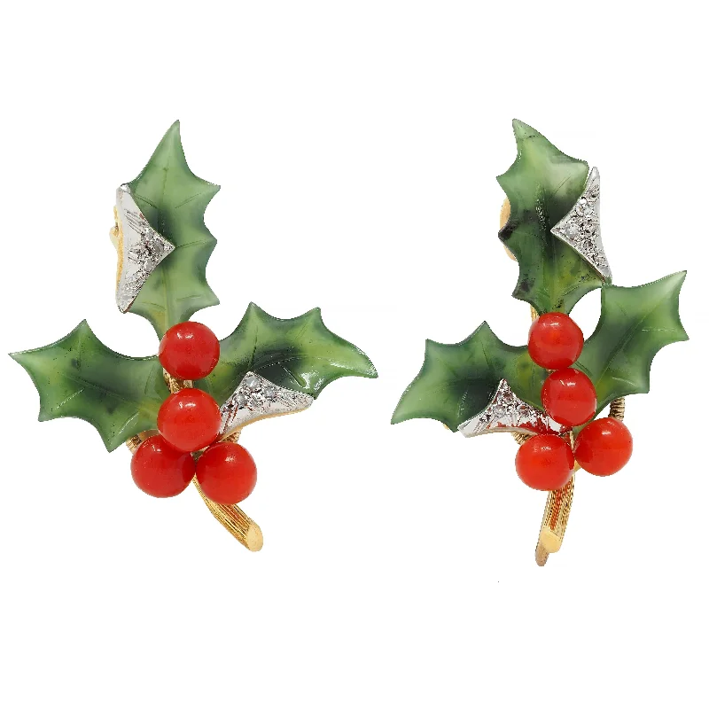Waterproof Stainless Steel Jewelry For Lasting Beauty Flash Sales Mid-Century Diamond Nephrite Jade Carnelian Platinum 14 Karat Gold Vintage Holly Earrings Waterproof Stainless Steel Jewelry For Lasting Beauty Flash Sales Mid-Century Diamond Nephrite Jade Carnelian Platinum 14 Karat Gold Vintage Holly Earrings