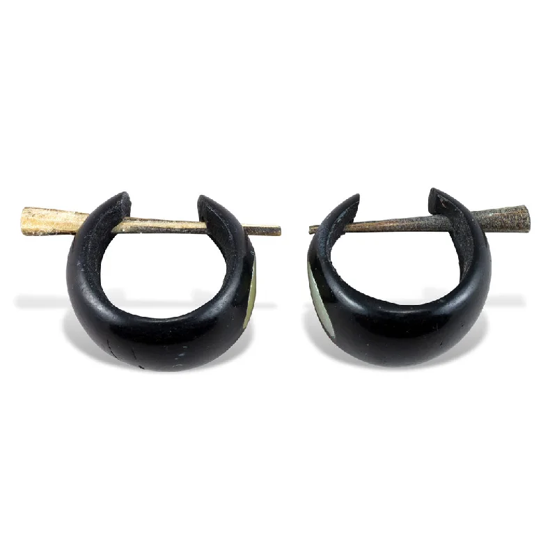 Romantic Heart-Shaped Jewelry For Special Gifts Hot Brand Discounts Pati Hoops - Coconut and Mother of Pearl Romantic Heart-Shaped Jewelry For Special Gifts Hot Brand Discounts Pati Hoops - Coconut and Mother of Pearl