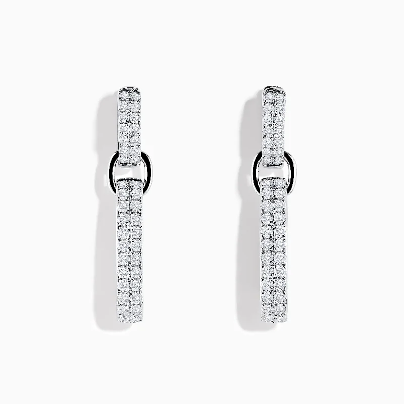 Special Jewelry Deals – Upgrade Your Collection Chic Styles Pave 14K White Gold Diamond Interlocking Hoop Earrings Special Jewelry Deals – Upgrade Your Collection Chic Styles Pave 14K White Gold Diamond Interlocking Hoop Earrings