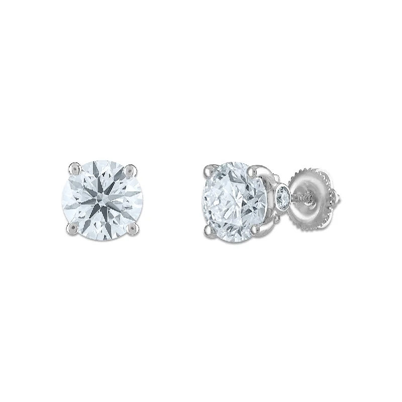 Seasonal Jewelry Sale – Upgrade Your Style Today New Season Fashion Preview Red Hot Deal 4 CTW Round Lab Grown Diamond Stud Solitaire Earrings in 14KT White Gold Seasonal Jewelry Sale – Upgrade Your Style Today New Season Fashion Preview Red Hot Deal 4 CTW Round Lab Grown Diamond Stud Solitaire Earrings in 14KT White Gold