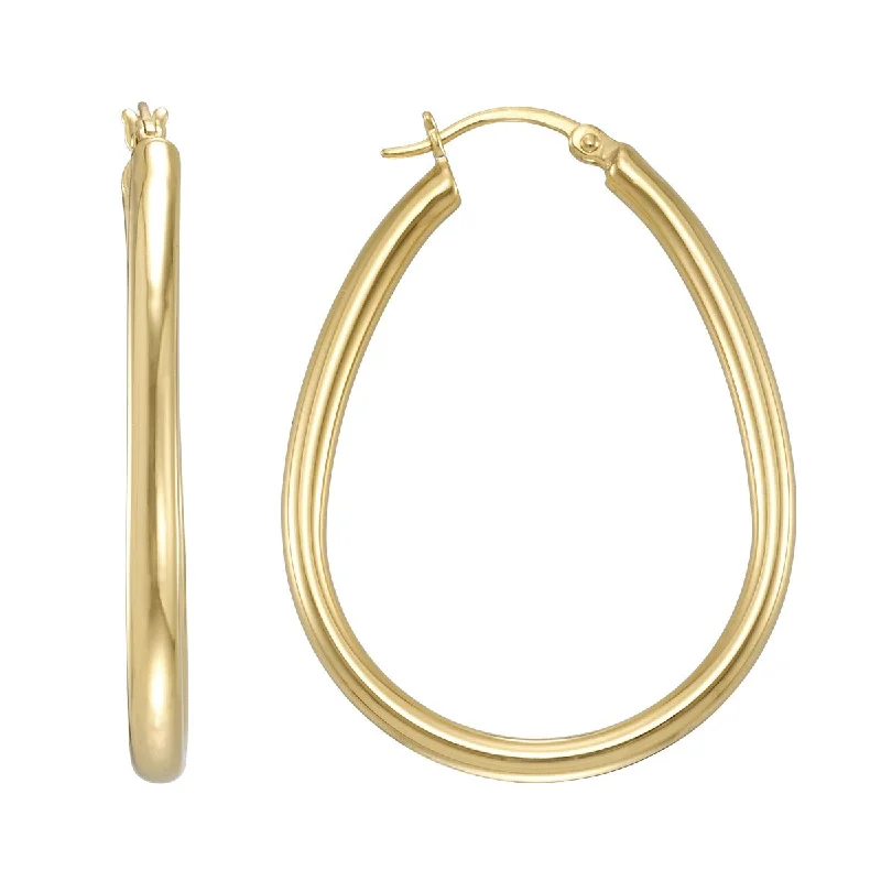 Accessorize For Less – Luxury Jewelry At Affordable Prices Quick Grab Deals Simone I Smith Collection 18KT Yellow Gold Plated Sterling Silver 38X3MM Pear Shaped Hoop Earrings Accessorize For Less – Luxury Jewelry At Affordable Prices Quick Grab Deals Simone I Smith Collection 18KT Yellow Gold Plated Sterling Silver 38X3MM Pear Shaped Hoop Earrings