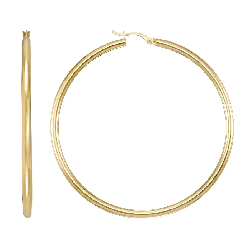 Premium Jewelry Now Available At Special Discounts Best-Sellers Simone I Smith Collection 18KT Yellow Gold Plated Sterling Silver 65X3MM Hoop Earrings Premium Jewelry Now Available At Special Discounts Best-Sellers Simone I Smith Collection 18KT Yellow Gold Plated Sterling Silver 65X3MM Hoop Earrings
