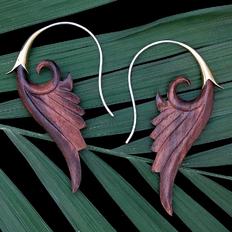 Affordable Luxury Jewelry For Every Occasion Day-To-Night Styles <span>ESW-070<span>: </span></span>Elvin Wings - Wood Affordable Luxury Jewelry For Every Occasion Day-To-Night Styles <span>ESW-070<span>: </span></span>Elvin Wings - Wood