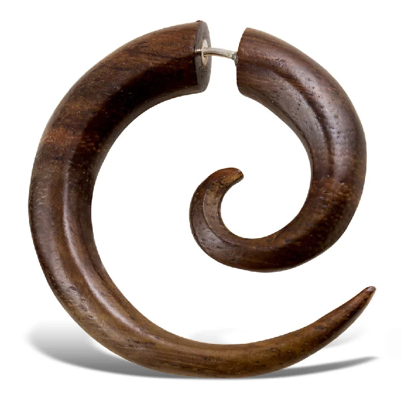 Timeless Jewelry Styles At Wallet-Friendly Prices You'Ll Love Us Because <span>EFW-001<span>: </span></span>Spirals - Brown Sono Wood Timeless Jewelry Styles At Wallet-Friendly Prices You'Ll Love Us Because <span>EFW-001<span>: </span></span>Spirals - Brown Sono Wood