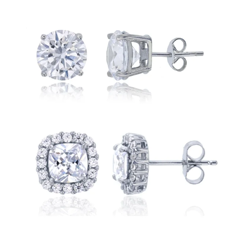 Exclusive Jewelry Offers – Shine For Less Exclusive Sale Sterling Silver Cubic Zirconia 8MM Stud 2-Pair Set Earrings Exclusive Jewelry Offers – Shine For Less Exclusive Sale Sterling Silver Cubic Zirconia 8MM Stud 2-Pair Set Earrings