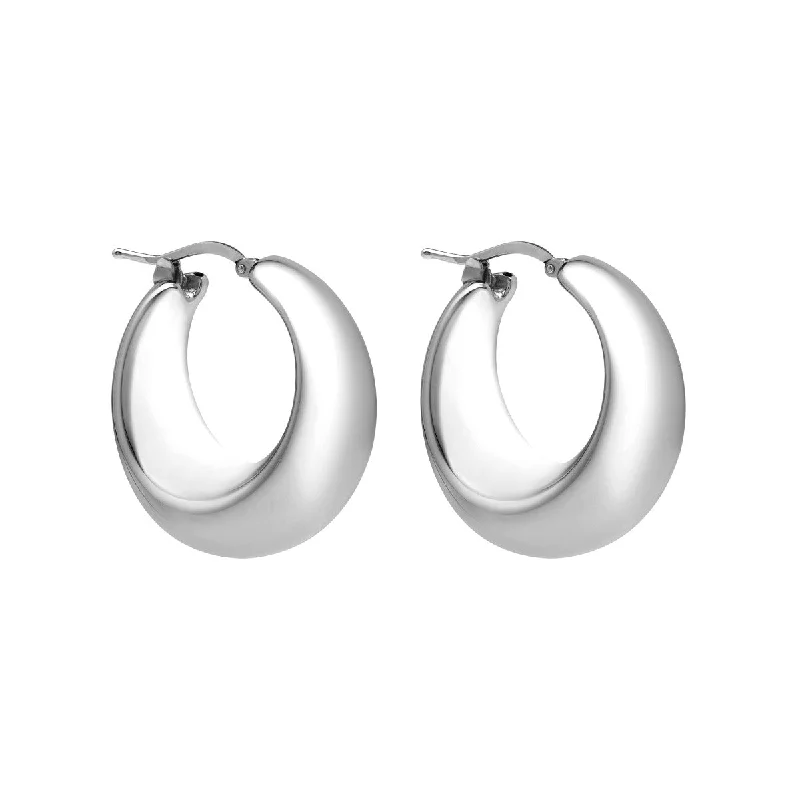 Get Your Favorite Jewelry At The Best Price Premium Style Sterling Silver Graduated Hoop Earrings Get Your Favorite Jewelry At The Best Price Premium Style Sterling Silver Graduated Hoop Earrings