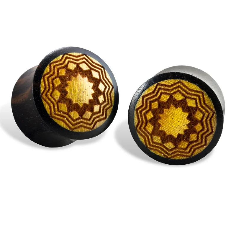 Dazzle With Discounts – Shop Jewelry On Sale Spring Fashion <span>EXPW-130<span>: </span></span>Sun Mandala Plugs - Black Wood Dazzle With Discounts – Shop Jewelry On Sale Spring Fashion <span>EXPW-130<span>: </span></span>Sun Mandala Plugs - Black Wood