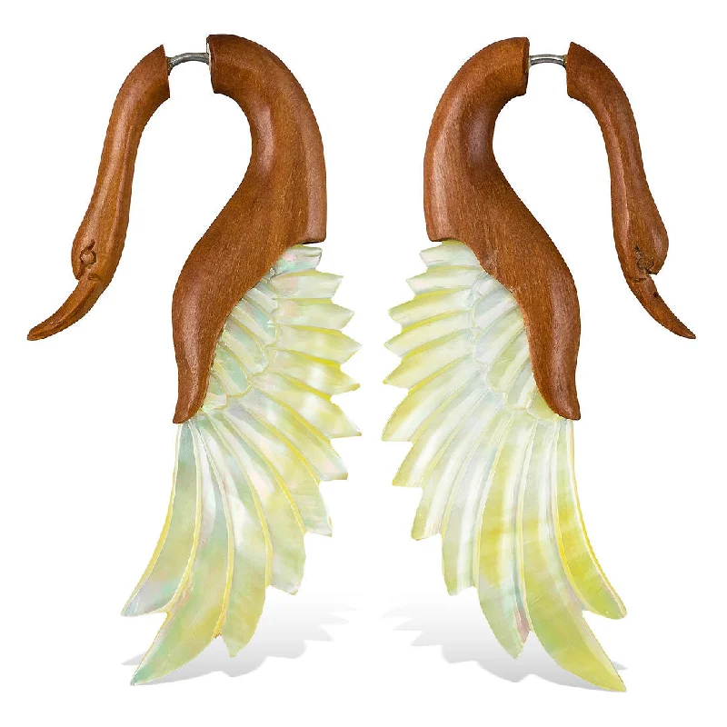 Big Discounts On Elegant Jewelry Collections Chic & Modern Sales <span>EFWS-834<span>: </span></span>Yafah Swans - Wood with Shell Big Discounts On Elegant Jewelry Collections Chic & Modern Sales <span>EFWS-834<span>: </span></span>Yafah Swans - Wood with Shell