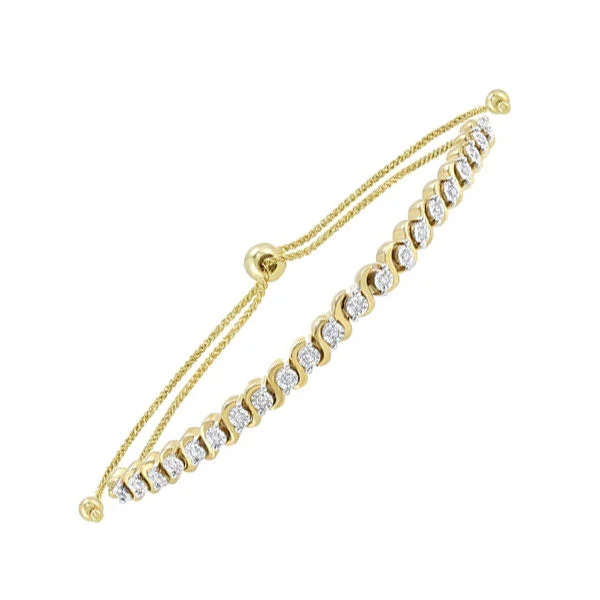 Jewelry Deals That Sparkle – Shop Today Flash Sale Fever 10KT YELLOW GOLD DIAMOND (1/5CTW) BRACELET