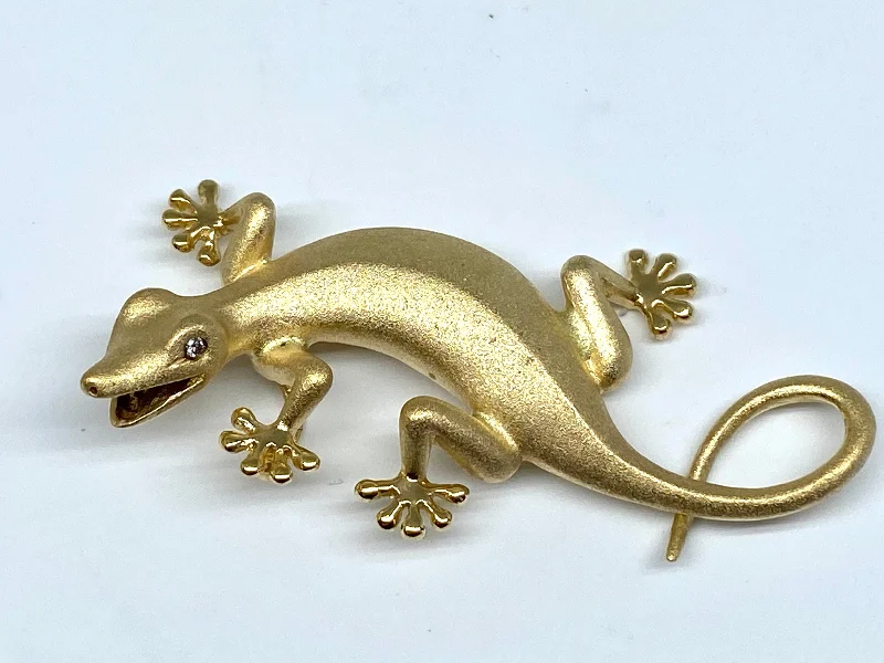 Buy More, Save More On Stunning Jewelry Pieces Trendy Looks On Sale Diamond Gecko Pendant/Enhancer in 14k Yellow Gold by Denny Wong Buy More, Save More On Stunning Jewelry Pieces Trendy Looks On Sale Diamond Gecko Pendant/Enhancer in 14k Yellow Gold by Denny Wong