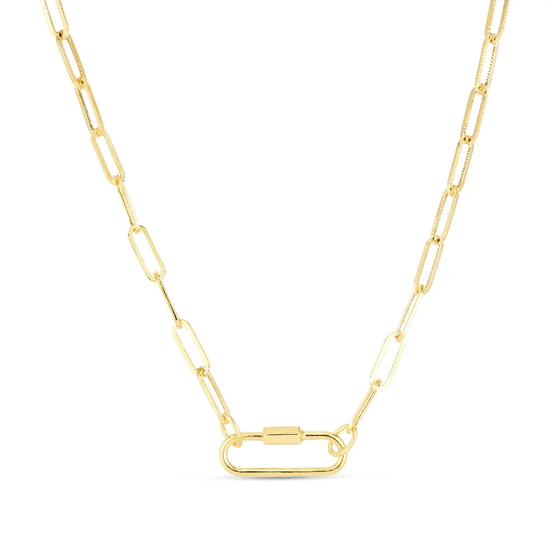 Unique Jewelry For Less – Shop The Sale Now Trendy Styles 14K Classic Carabiner Paperclip Necklace Unique Jewelry For Less – Shop The Sale Now Trendy Styles 14K Classic Carabiner Paperclip Necklace