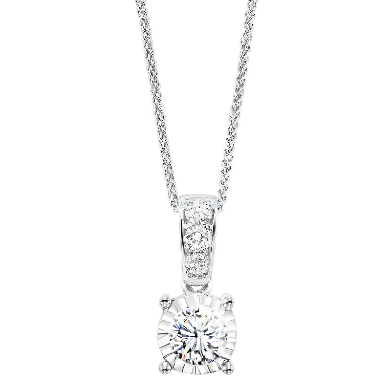 Modern Statement Jewelry For Bold Styling Evening Elegance 14K Diamond Solitaire Pendant Modern Statement Jewelry For Bold Styling Evening Elegance 14K Diamond Solitaire Pendant