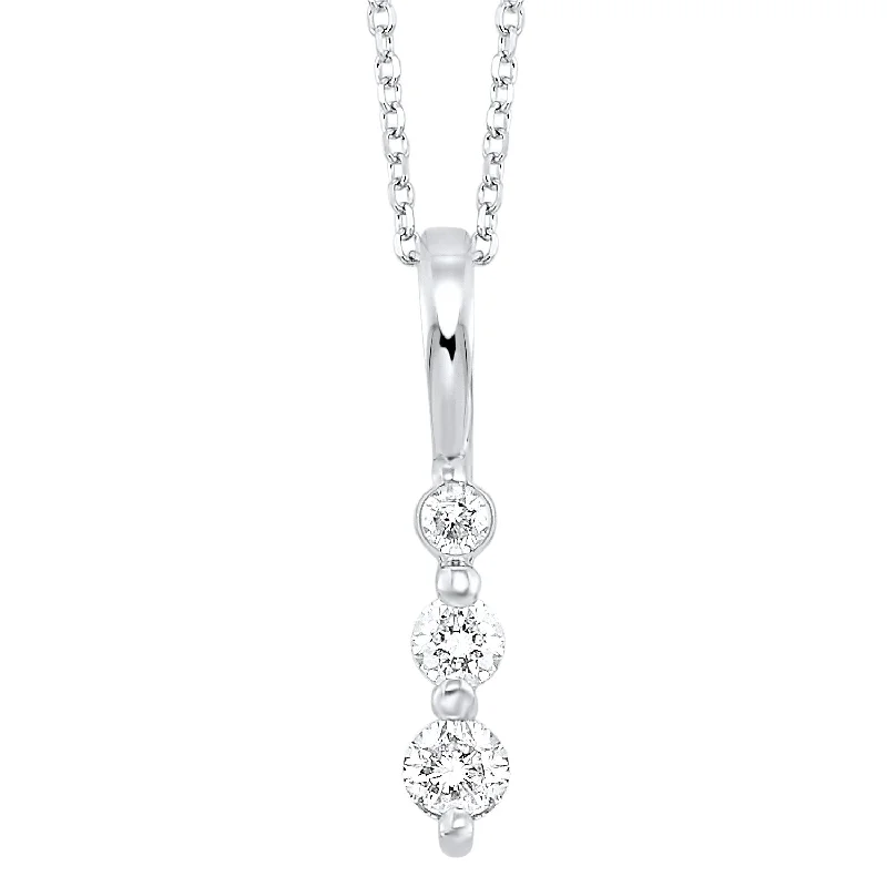 Versatile Layering Jewelry For Effortless Chic Stylish Savings 14K Diamond Three Stone Pendant Versatile Layering Jewelry For Effortless Chic Stylish Savings 14K Diamond Three Stone Pendant