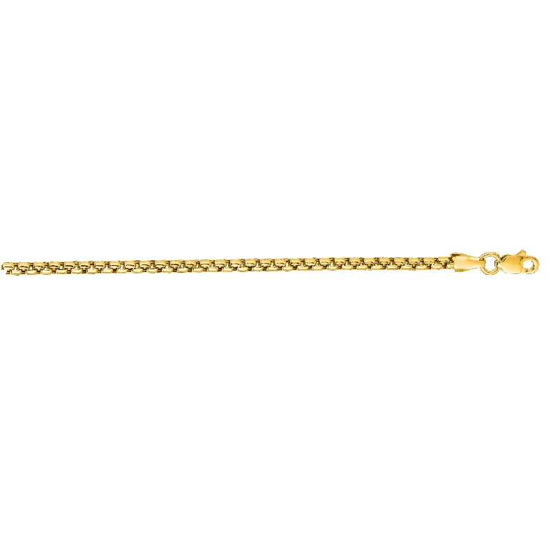 Handcrafted Beauty At Affordable Prices Style Breakthroughs 14K Gold 2.5mm Lite Round Box Chain Handcrafted Beauty At Affordable Prices Style Breakthroughs 14K Gold 2.5mm Lite Round Box Chain