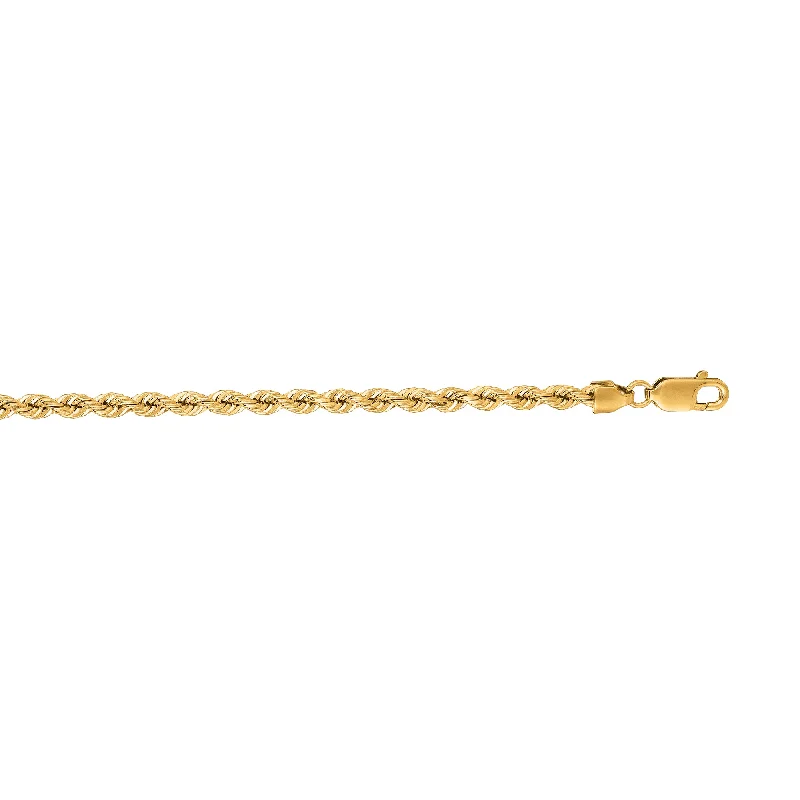 Get Ready To Sparkle – Special Jewelry Discounts Elegant Style 14K Gold 3mm Rope Chain Get Ready To Sparkle – Special Jewelry Discounts Elegant Style 14K Gold 3mm Rope Chain