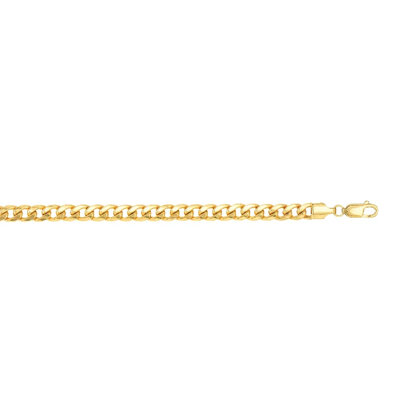 Upgrade Your Jewelry Collection For Less Luxury Fashion 14K Gold 5.5mm Semi-Solid Miami Cuban Upgrade Your Jewelry Collection For Less Luxury Fashion 14K Gold 5.5mm Semi-Solid Miami Cuban