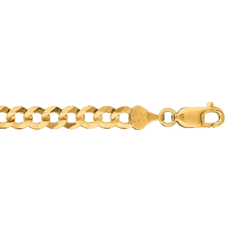 Celebrate Every Occasion With Sparkling Savings Modish Fashion Discounts 14K Gold 5.7mm Comfort Curb Chain Celebrate Every Occasion With Sparkling Savings Modish Fashion Discounts 14K Gold 5.7mm Comfort Curb Chain