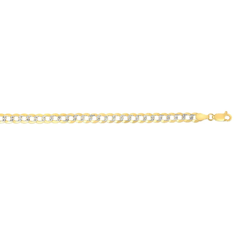 Elegant Necklaces And Bracelets At Limited-Time Offers Vintage-Inspired Style Offers 14K Gold 5.7mm White Pave Curb Chain Elegant Necklaces And Bracelets At Limited-Time Offers Vintage-Inspired Style Offers 14K Gold 5.7mm White Pave Curb Chain