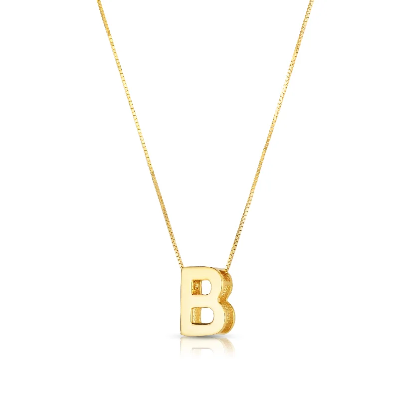 High-End Sparkle, Low-End Prices – Jewelry Sale Live Durable Fashion Picks 14K Gold Block Letter Initial B Necklace High-End Sparkle, Low-End Prices – Jewelry Sale Live Durable Fashion Picks 14K Gold Block Letter Initial B Necklace