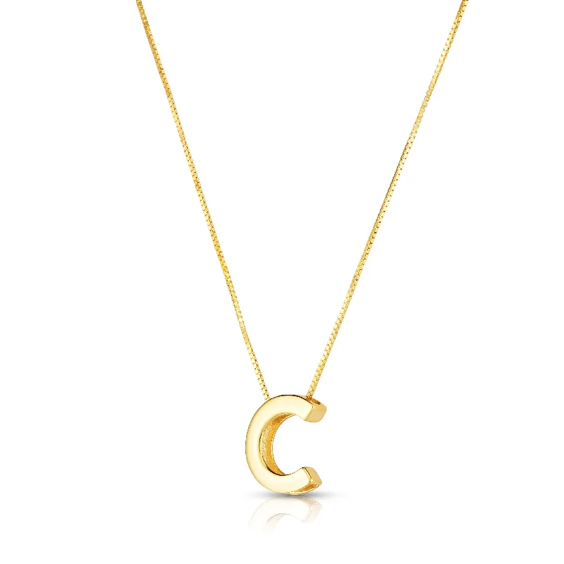 Classic And Modern Jewelry Styles On Sale Comfort Meets Fashion 14K Gold Block Letter Initial C Necklace Classic And Modern Jewelry Styles On Sale Comfort Meets Fashion 14K Gold Block Letter Initial C Necklace