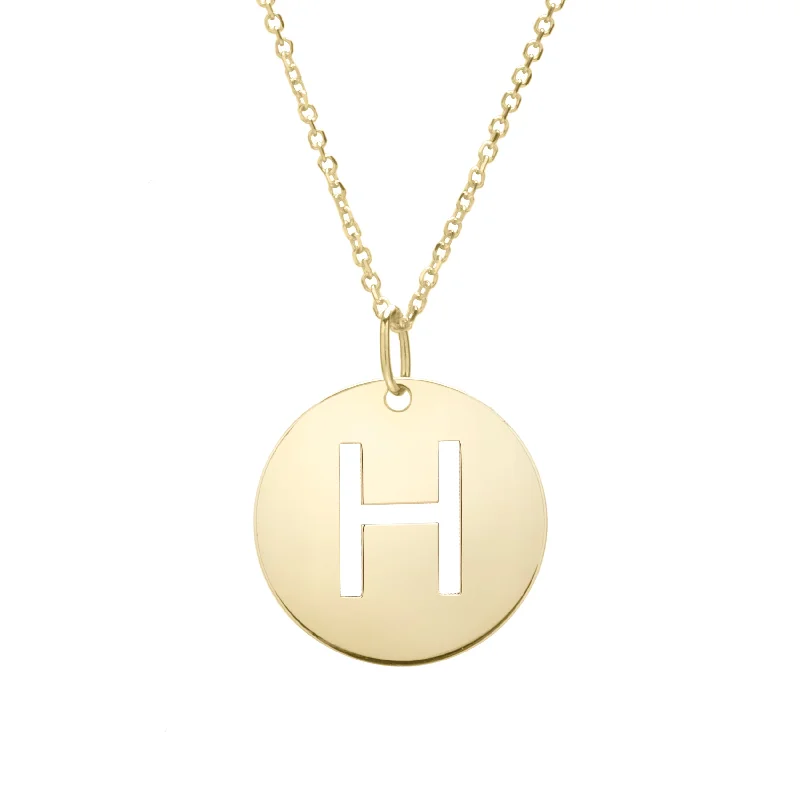 Sparkle More For Less – Jewelry Sale Happening Now Fall Sale, Prices Drop 14K Gold Disc Initial H Necklace Sparkle More For Less – Jewelry Sale Happening Now Fall Sale, Prices Drop 14K Gold Disc Initial H Necklace