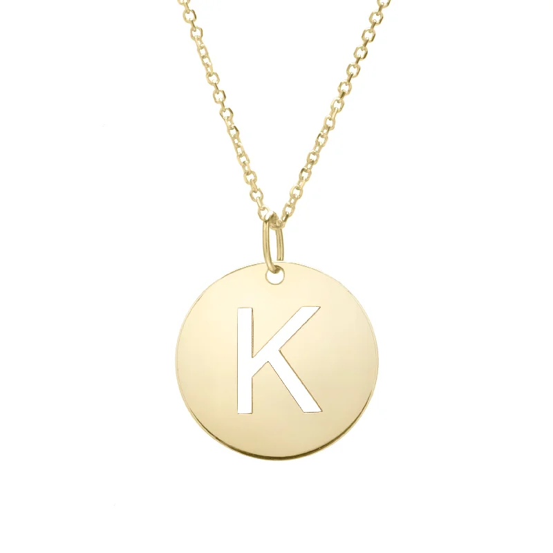 Dazzle With Discounts – Shop Jewelry On Sale Limited Stock, Big Sale 14K Gold Disc Initial K Necklace Dazzle With Discounts – Shop Jewelry On Sale Limited Stock, Big Sale 14K Gold Disc Initial K Necklace